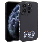 Custodia TPU Astronauta per smartphone compatibili