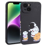 Custodia TPU Astronauta per smartphone compatibili