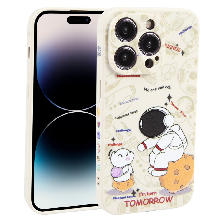 Custodia TPU Astronauta per smartphone compatibili