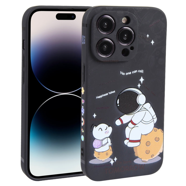 Custodia TPU Astronauta per smartphone compatibili