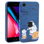 Custodia TPU Astronauta per smartphone compatibili