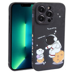 Custodia TPU Astronauta per smartphone compatibili