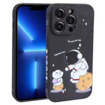 Custodia TPU Astronauta per smartphone compatibili