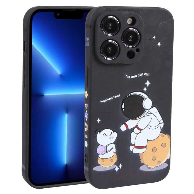 Custodia TPU Astronauta per smartphone compatibili