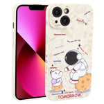 Custodia TPU Astronauta per smartphone compatibili