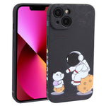 Custodia TPU Astronauta per smartphone compatibili