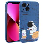 Custodia TPU Astronauta per smartphone compatibili