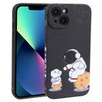 Custodia TPU Astronauta per smartphone compatibili
