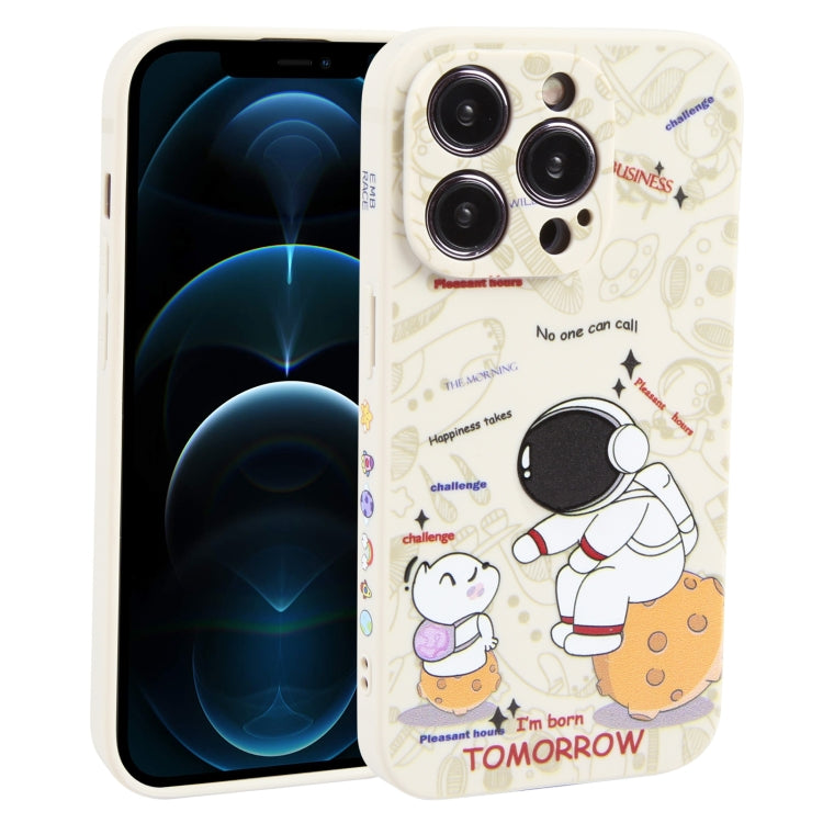 Custodia TPU Astronauta per smartphone compatibili