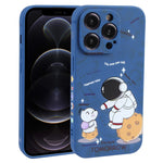 Custodia TPU Astronauta per smartphone compatibili