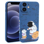 Custodia TPU Astronauta per smartphone compatibili
