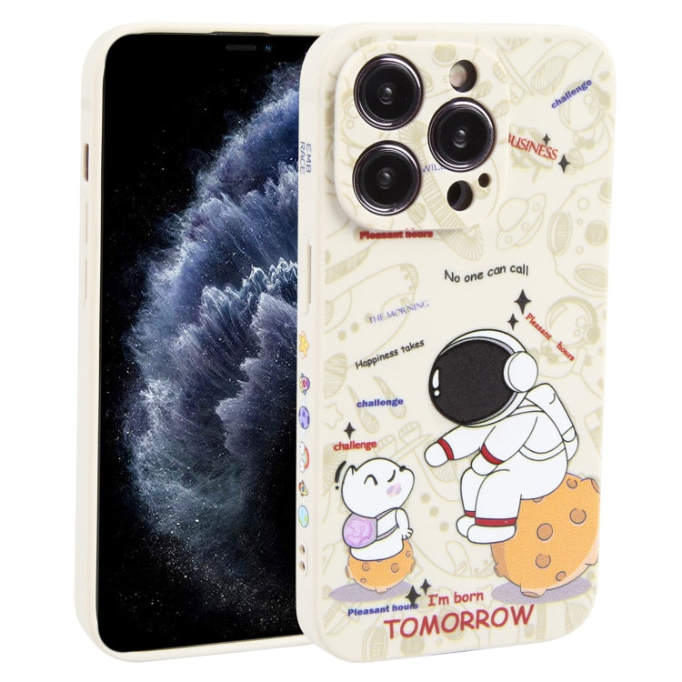 Custodia TPU Astronauta per smartphone compatibili