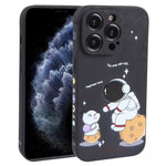 Custodia TPU Astronauta per smartphone compatibili