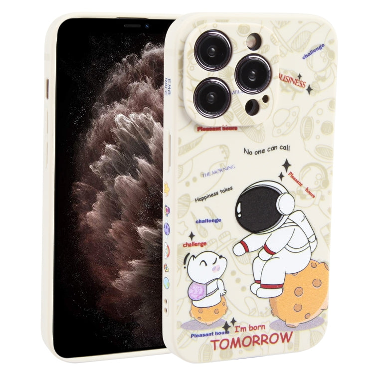 Custodia TPU Astronauta per smartphone compatibili
