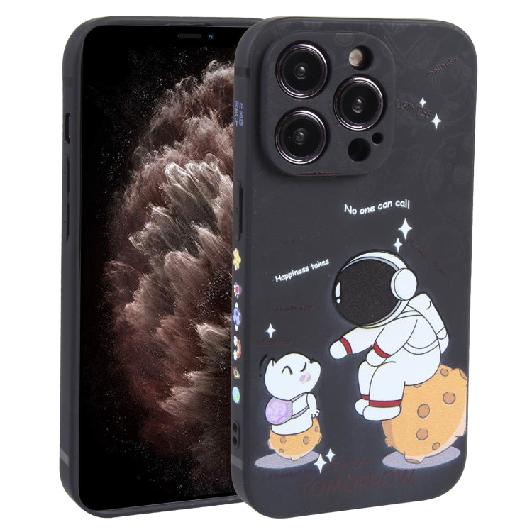 Custodia TPU Astronauta per smartphone compatibili