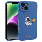 Custodia TPU con motivo astronauta per iPhone