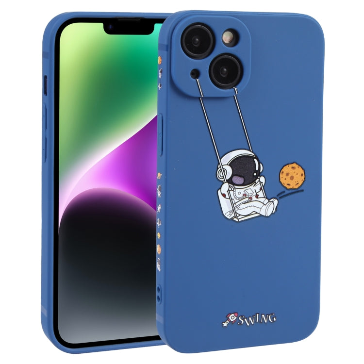 Custodia TPU con motivo astronauta per iPhone