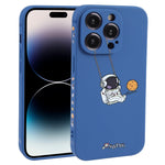 Custodia TPU con motivo astronauta per iPhone