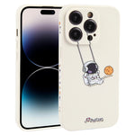 Custodia TPU con motivo astronauta per iPhone