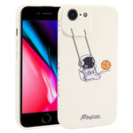 Custodia TPU con motivo astronauta per iPhone