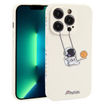 Custodia TPU con motivo astronauta per iPhone