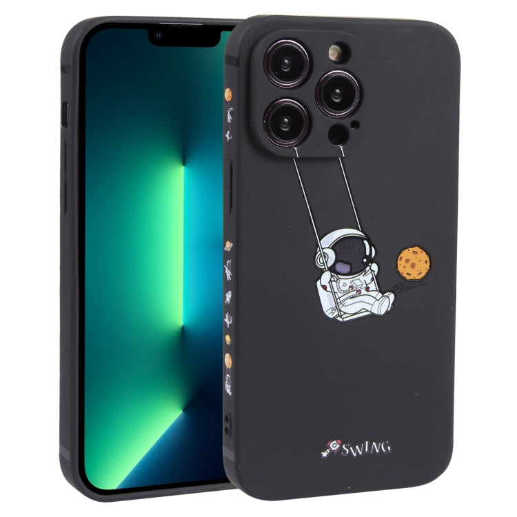 Custodia TPU con motivo astronauta per iPhone