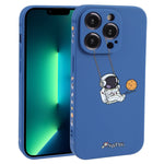 Custodia TPU con motivo astronauta per iPhone