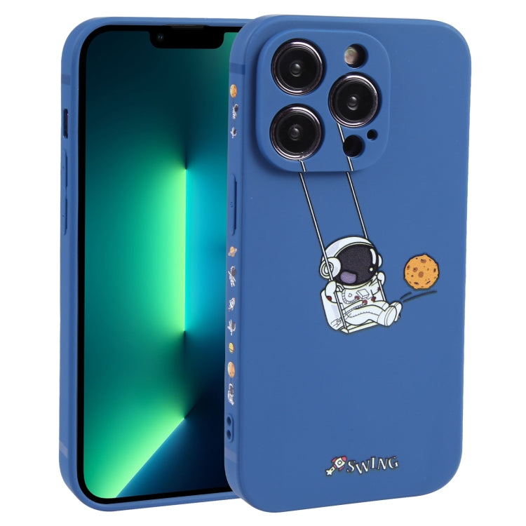 Custodia TPU con motivo astronauta per iPhone