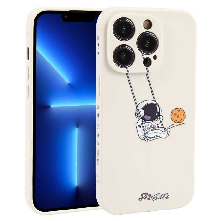 Custodia TPU con motivo astronauta per iPhone