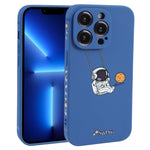 Custodia TPU con motivo astronauta per iPhone