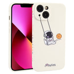 Custodia TPU con motivo astronauta per iPhone