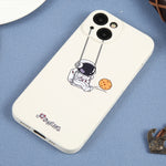 Custodia TPU con motivo astronauta per iPhone