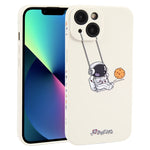 Custodia TPU con motivo astronauta per iPhone