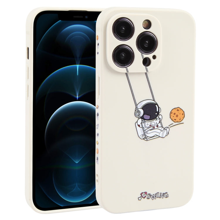 Custodia TPU con motivo astronauta per iPhone