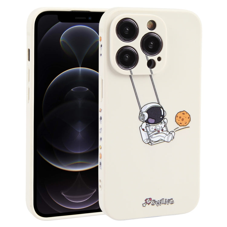 Custodia TPU con motivo astronauta per iPhone