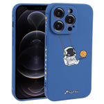 Custodia TPU con motivo astronauta per iPhone