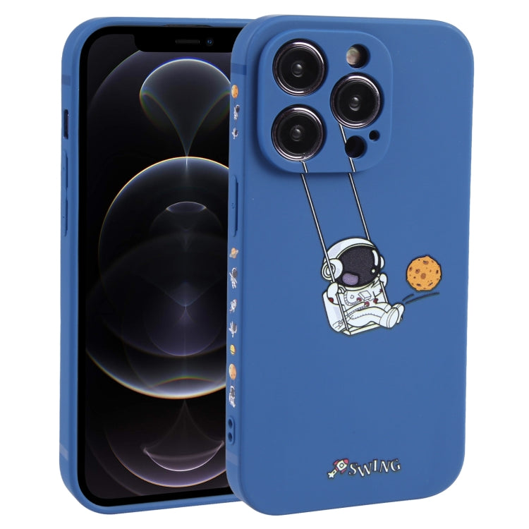 Custodia TPU con motivo astronauta per iPhone