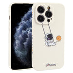 Custodia TPU con motivo astronauta per iPhone