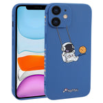 Custodia TPU con motivo astronauta per iPhone