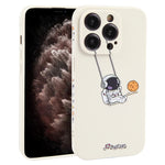 Custodia TPU con motivo astronauta per iPhone