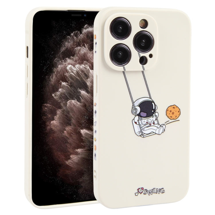 Custodia TPU con motivo astronauta per iPhone