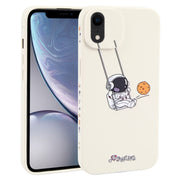 Custodia TPU Astronauta per iPhone XS/XR/8 Plus