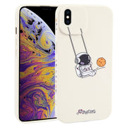 Custodia TPU Astronauta per iPhone XS/XR/8 Plus