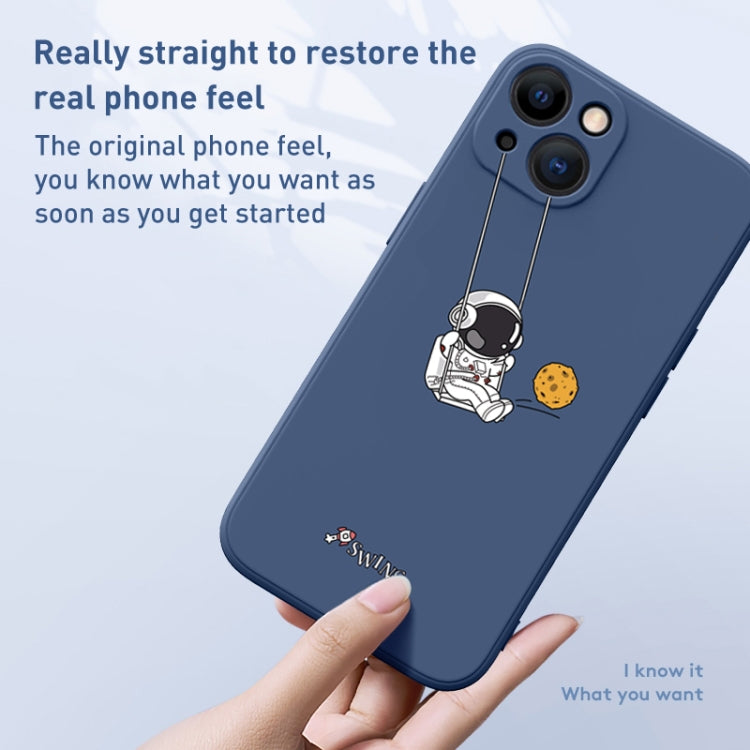 Custodia TPU con motivo astronauta per iPhone
