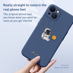 Custodia TPU con motivo astronauta per iPhone