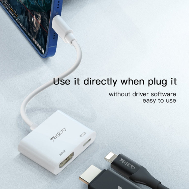 Adattatore audio video Yesido 8 pin a HDMI 1080P