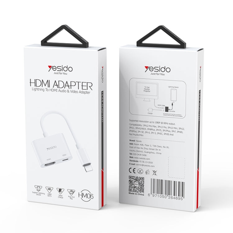 Adattatore audio video Yesido 8 pin a HDMI 1080P
