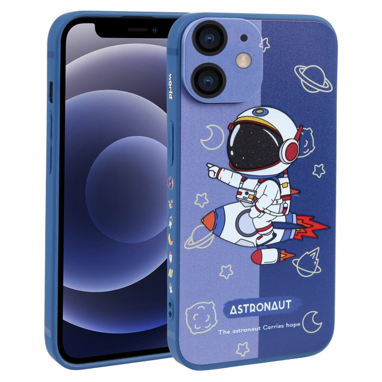 Custodia TPU con motivo astronauta per iPhone