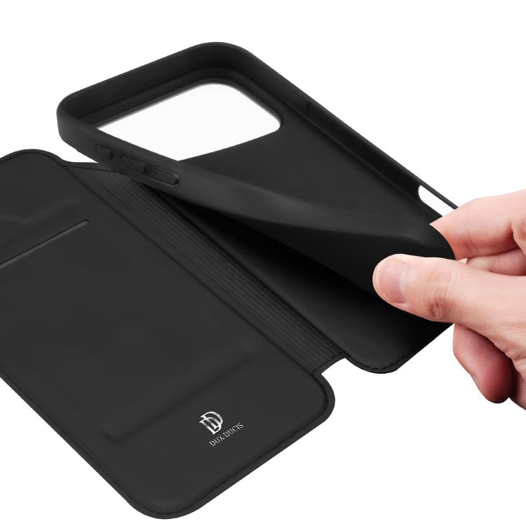 Custodia portafoglio in pelle per iPhone 15 e 16