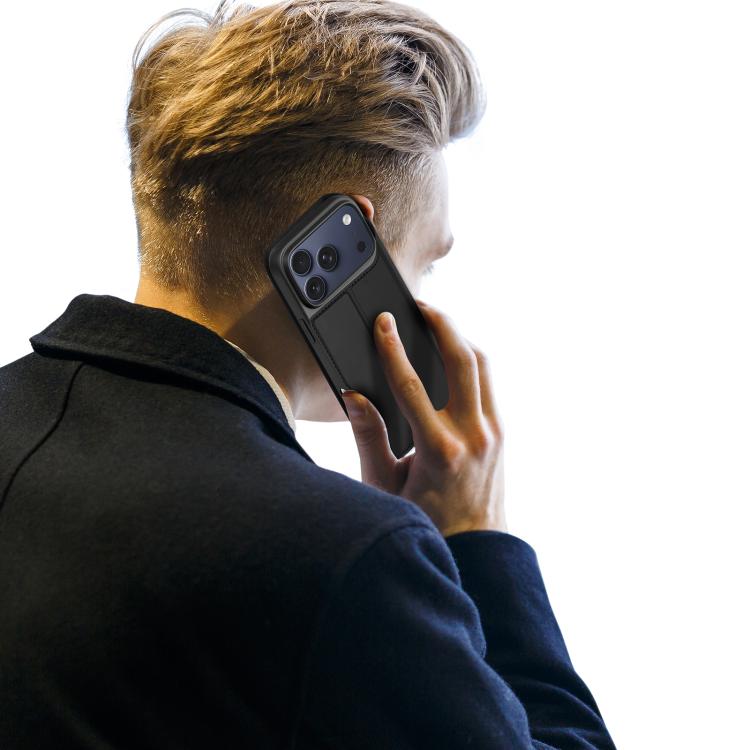Custodia portafoglio in pelle per iPhone 15 e 16